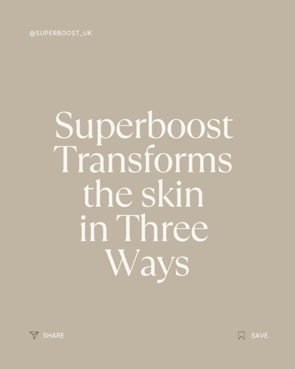 Instagram post from superboost_uk. This post is in position 0.