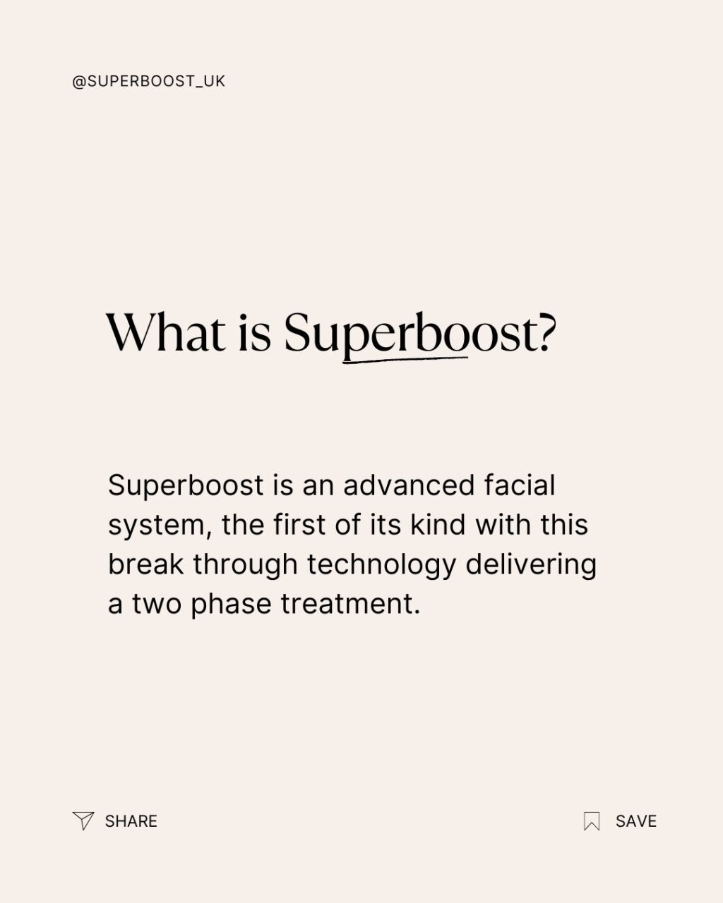 Instagram post from superboost_uk. This post is in position 1.